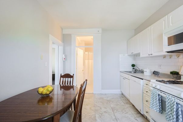 Dining room, Interior, Kitchen