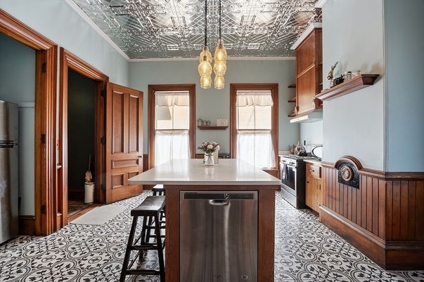 Interior, Kitchen, Pendant Lights