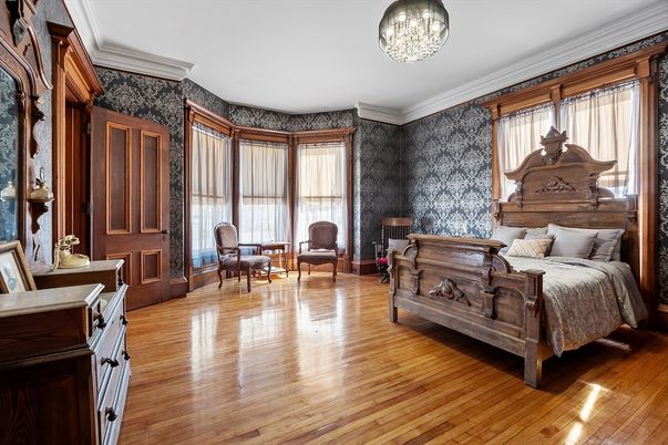 Bedroom, Interior, Wood Texture Flooring