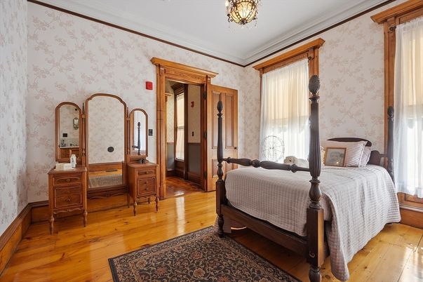 Bedroom, Interior, Wood Texture Flooring