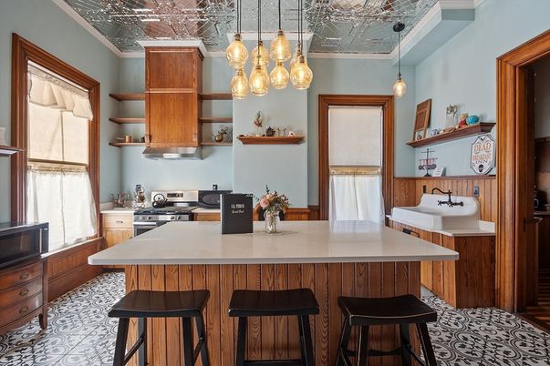 Interior, Kitchen, Pendant Lights
