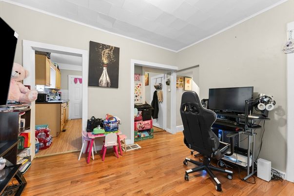 Home Office, Interior, Wood Texture Flooring