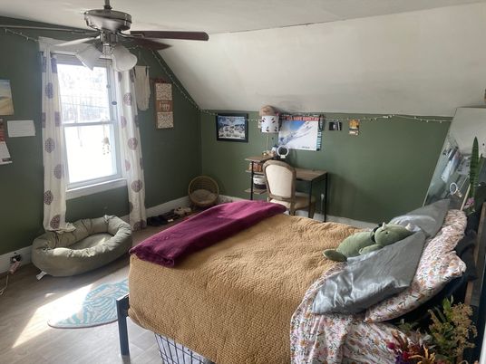 Bedroom, Interior, Wood Texture Flooring