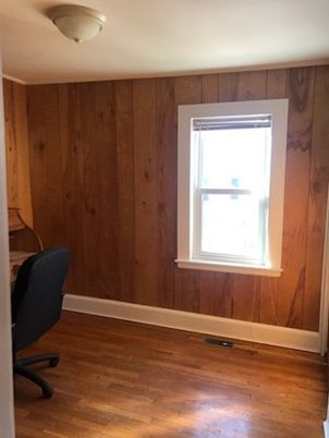 Home Office, Interior, Wood Texture Flooring, Wooden Walls