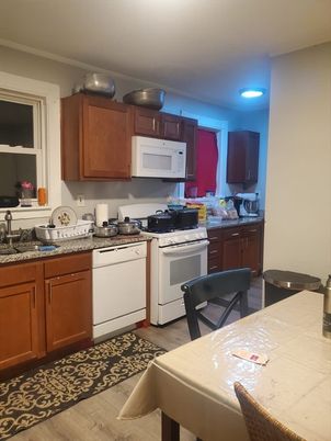 Interior, Kitchen, Wood Texture Flooring