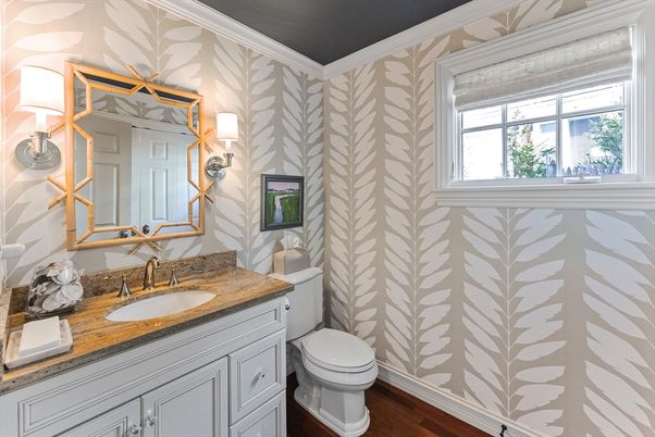 Bathroom, Interior, Wood Texture Flooring