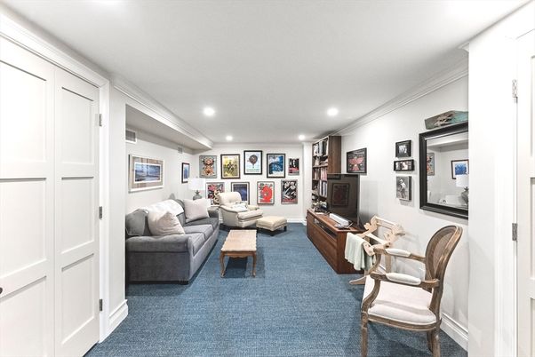 Interior, Living room, Recessed Lighting