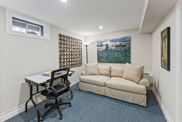 Home Office, Interior, Recessed Lighting