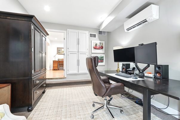 Home Office, Interior, Recessed Lighting