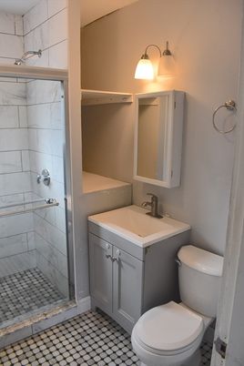 Bathroom, Glass Shower, Interior