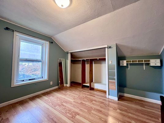 Empty room, Interior, Walk-in Closets, Wood Texture Flooring