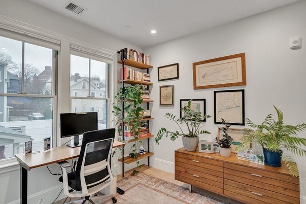 Home Office, Interior, Recessed Lighting