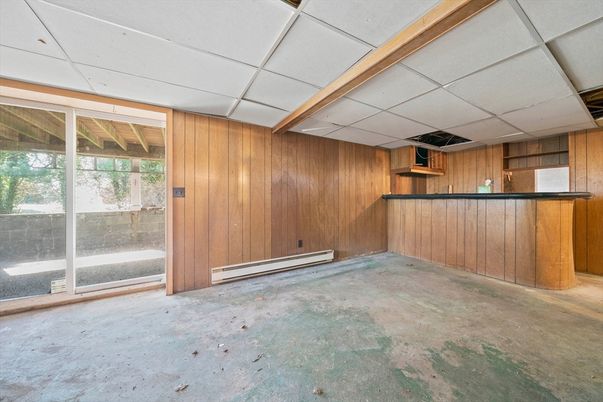 Empty room, Interior, Wooden Walls