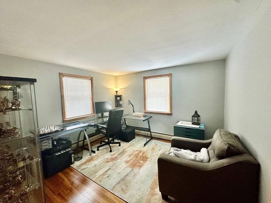 Home Office, Interior, Wood Texture Flooring