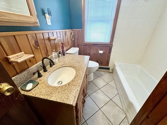 Bathroom, Interior, Wooden Walls