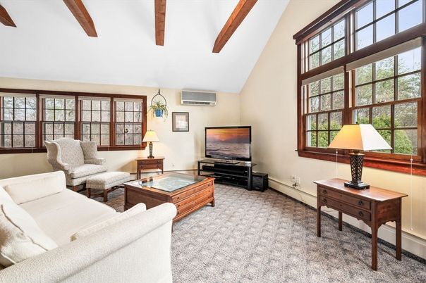 Interior, Living room, Wooden Beams