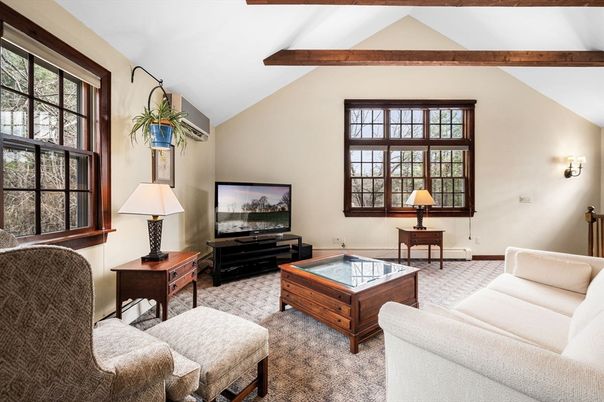 Interior, Living room, Wooden Beams