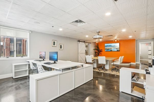 Home Office, Interior, Pendant Lights, Recessed Lighting