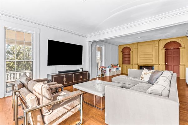 Fireplace, Interior, Living room, Wood Texture Flooring