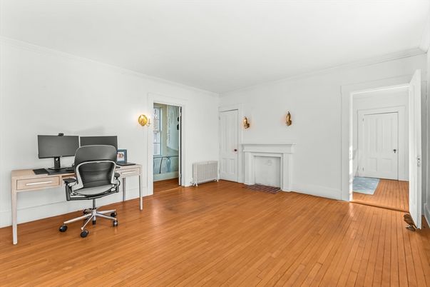 Home Office, Interior, Wood Texture Flooring