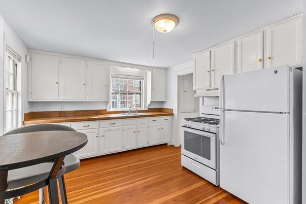 Interior, Kitchen, Wood Texture Flooring