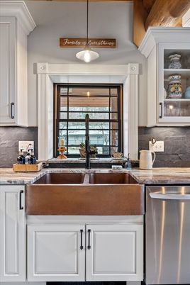 Interior, Kitchen, Pendant Lights, Stainless Steel Appliances