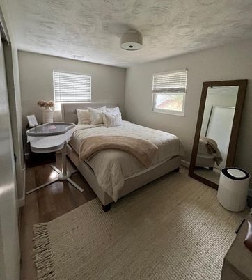 Bedroom, Interior, Wood Texture Flooring