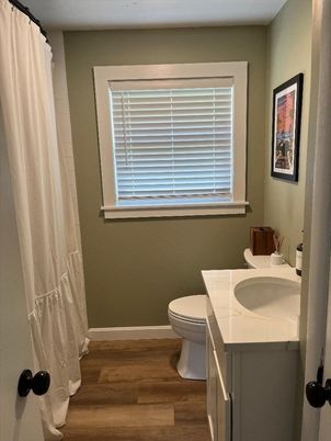 Bathroom, Interior, Wood Texture Flooring