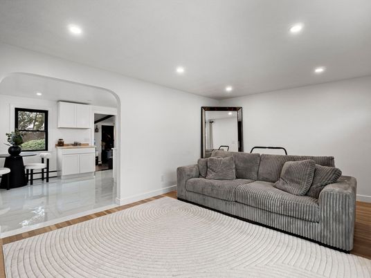 Interior, Living room, Recessed Lighting