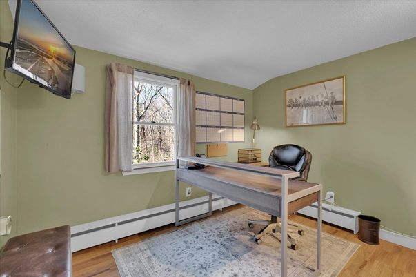 Home Office, Interior, Wood Texture Flooring