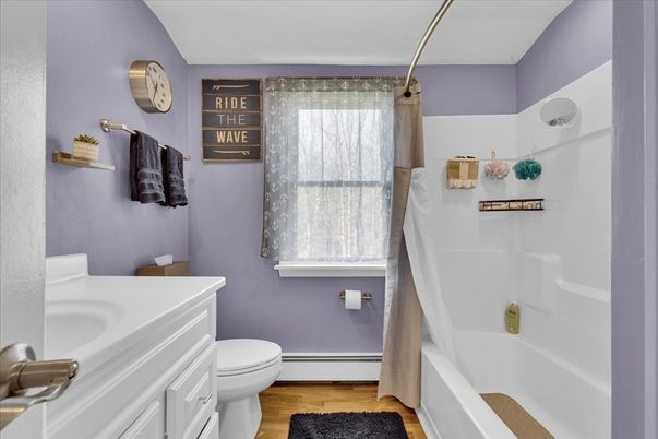 Bathroom, Interior, Wood Texture Flooring