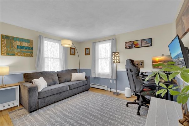 Home Office, Interior, Wood Texture Flooring