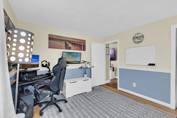 Home Office, Interior, Wood Texture Flooring