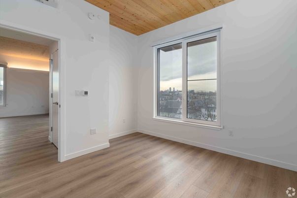 Empty room, Interior, Wooden Ceilings, Wood Texture Flooring