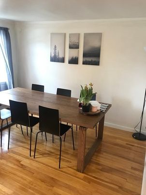 Dining room, Interior, Wood Texture Flooring