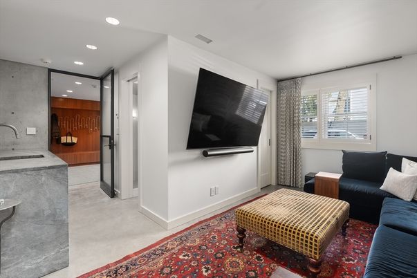 Interior, Living room, Recessed Lighting