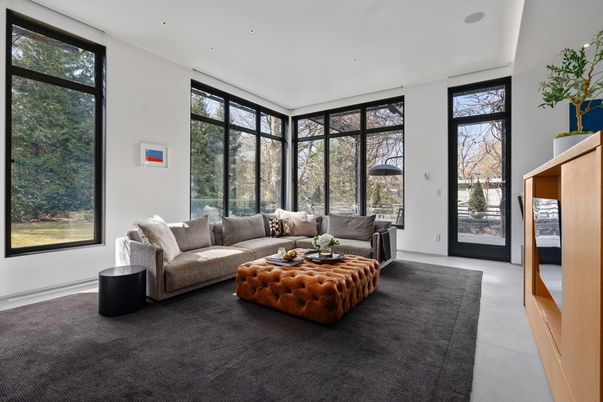 Interior, Living room, Recessed Lighting