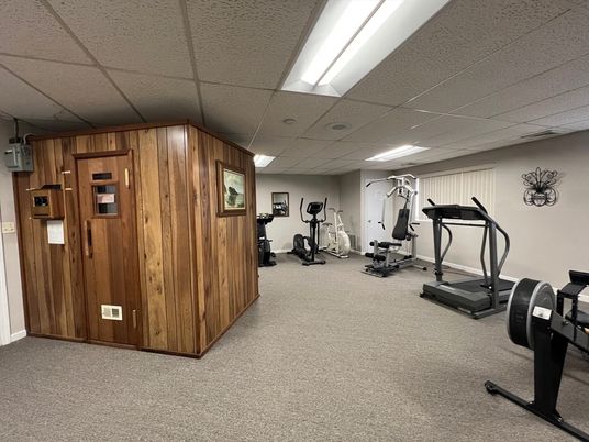 Fitness Equipment, Interior, Recessed Lighting
