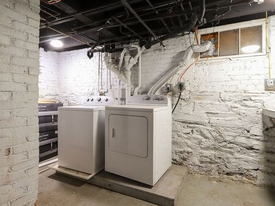 Interior, Stone Walls, Washer