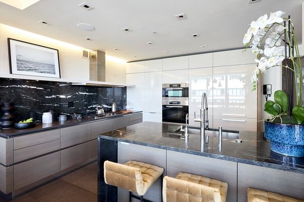 Interior, Kitchen, Recessed Lighting, Stainless Steel Appliances