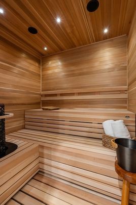 Interior, Recessed Lighting, Sauna Room