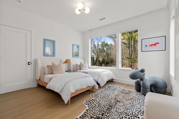 Bedroom, Interior, Wood Texture Flooring