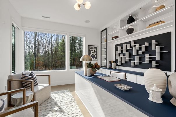 Home Office, Interior, Wood Texture Flooring