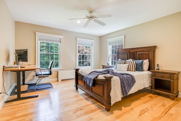 Bedroom, Home Office, Interior, Wood Texture Flooring