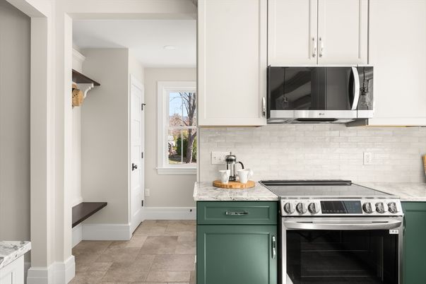 Interior, Kitchen, Recessed Lighting, Stainless Steel Appliances