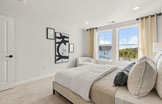Bedroom, Interior, Recessed Lighting, Water