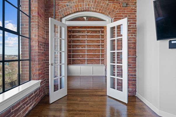 Interior, Stone Walls, Wood Texture Flooring