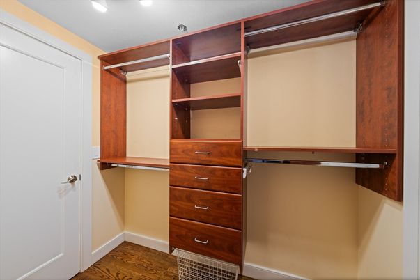 Interior, Recessed Lighting, Walk-in Closets, Wood Texture Flooring