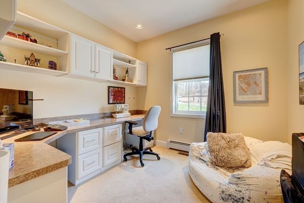 Home Office, Interior, Recessed Lighting