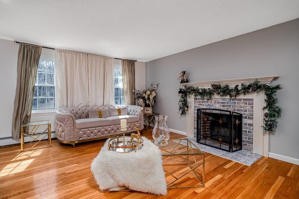 Fireplace, Interior, Living room, Wood Texture Flooring